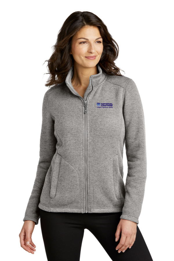 Port Authority Ladies Arc Sweater Fleece Jacket L428