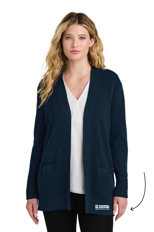 Ladies Open-Front Cardigan Sweater LSW2890