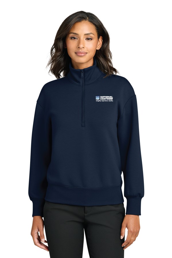 NEW! Mercer+Mettle Ladies Soft Spacer 1/4-Zip MM3101
