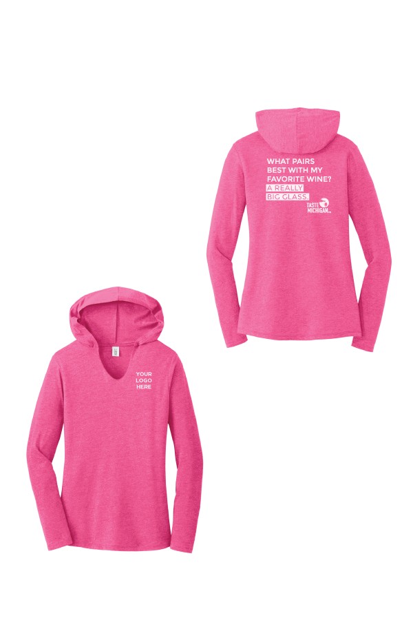 Ladies Long Sleeve Hoodie DM139L