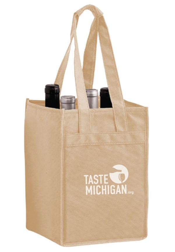 4 Bottle Non-Woven Wine Tote