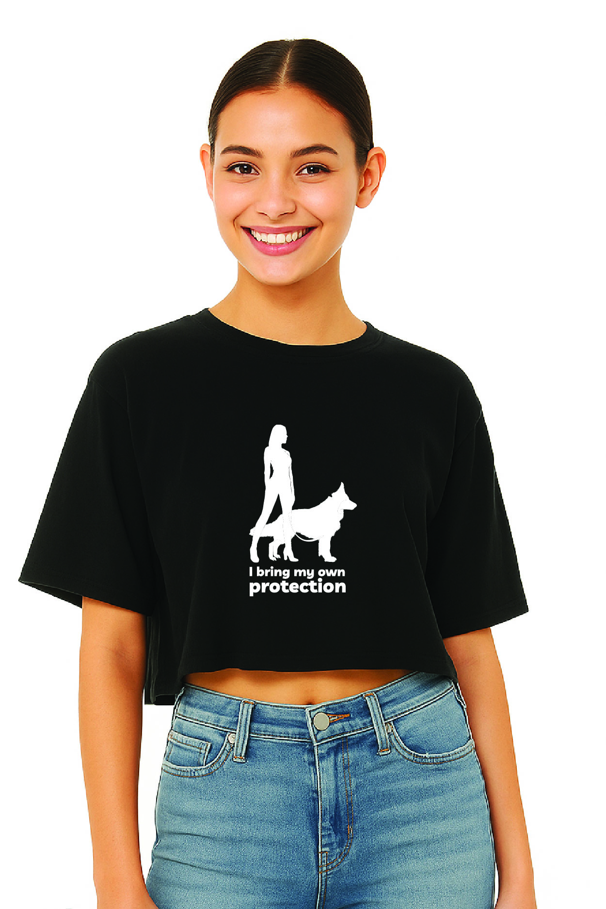 Ladies Cropped T-Shirt