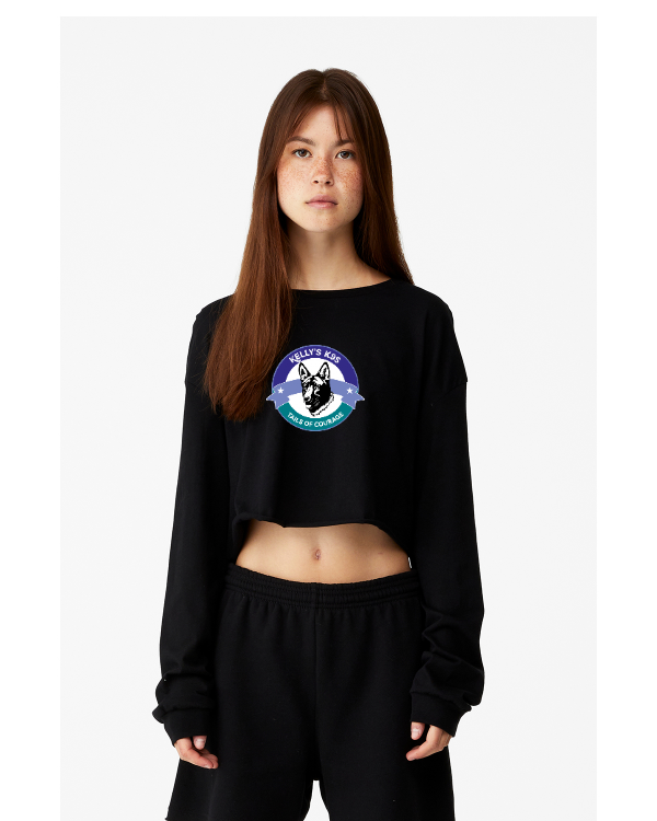 Ladies Cropped Long-Sleeve T-Shirt