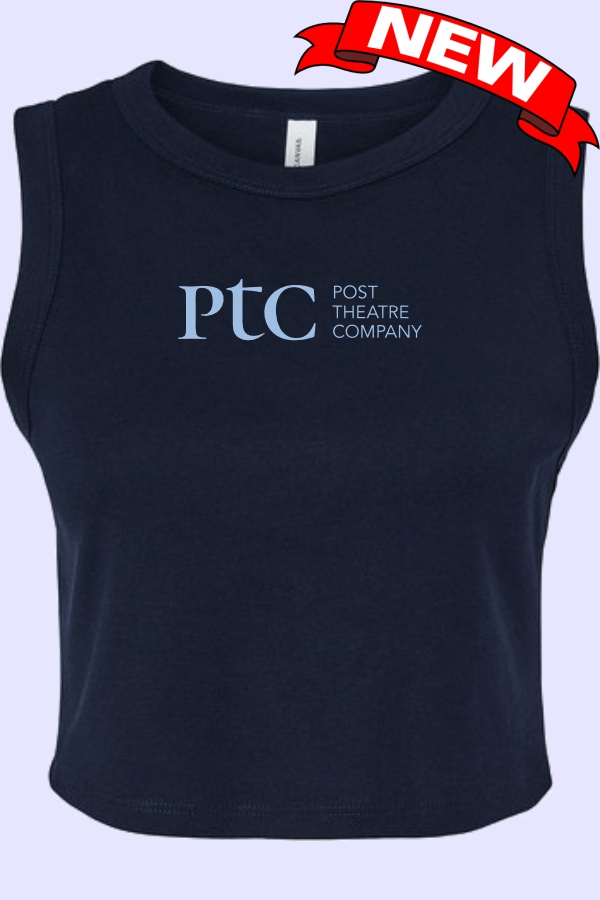 Ladies  Micro Rib Muscle Crop Tank