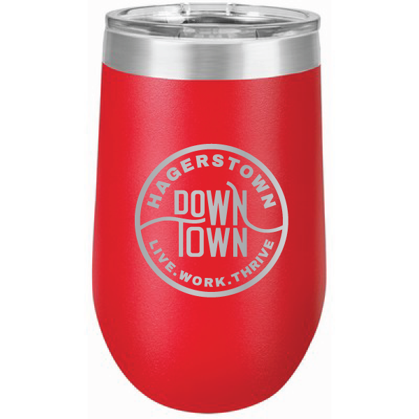 Downtown Hagerstown 16oz Travel Wine Tumbler