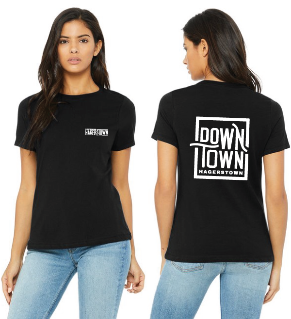 Downtown Hagerstown Ladies Ringspun Cotton T-Shirt