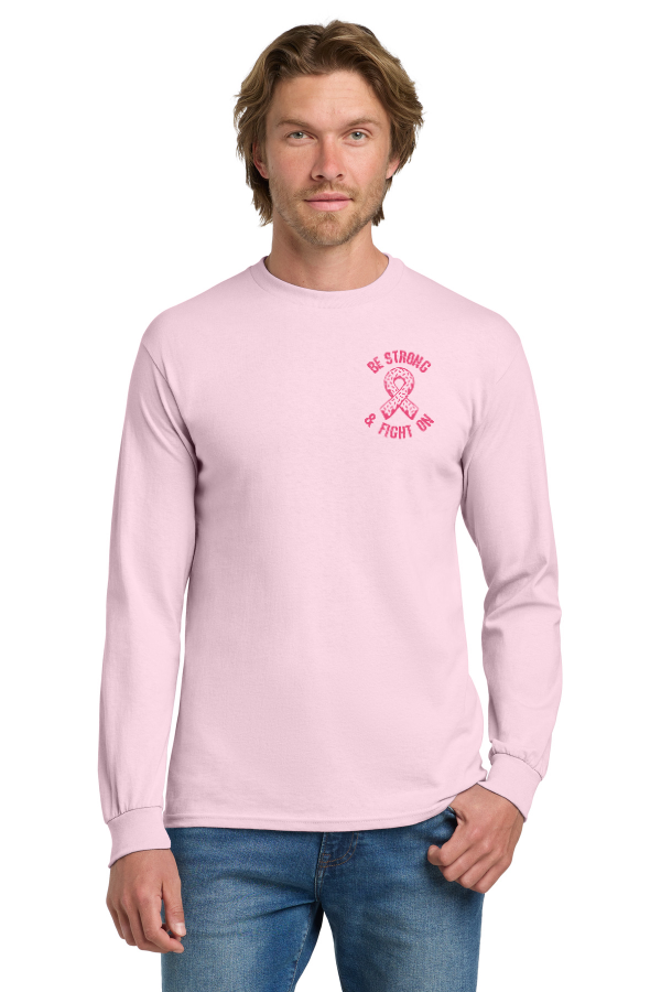 Pink Donut Long Sleeve Cotton Tee