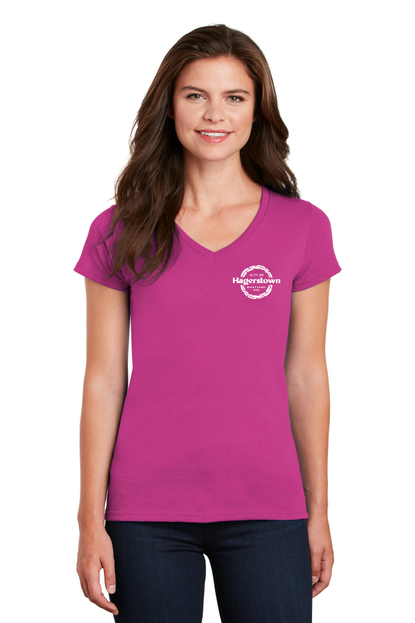 BCA Ladies Cotton V-Neck T-Shirt