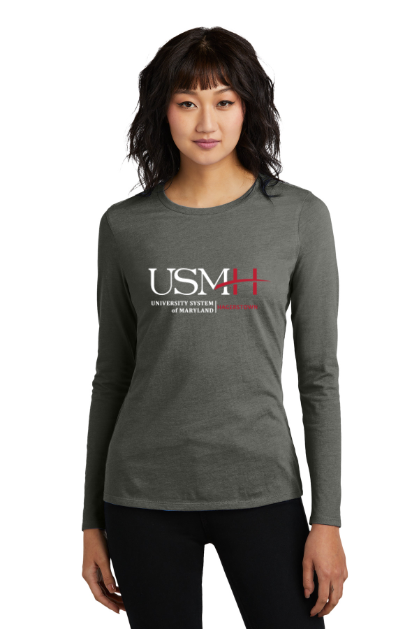 Ladies District Perfect Blend CVC Long Sleeve Tee