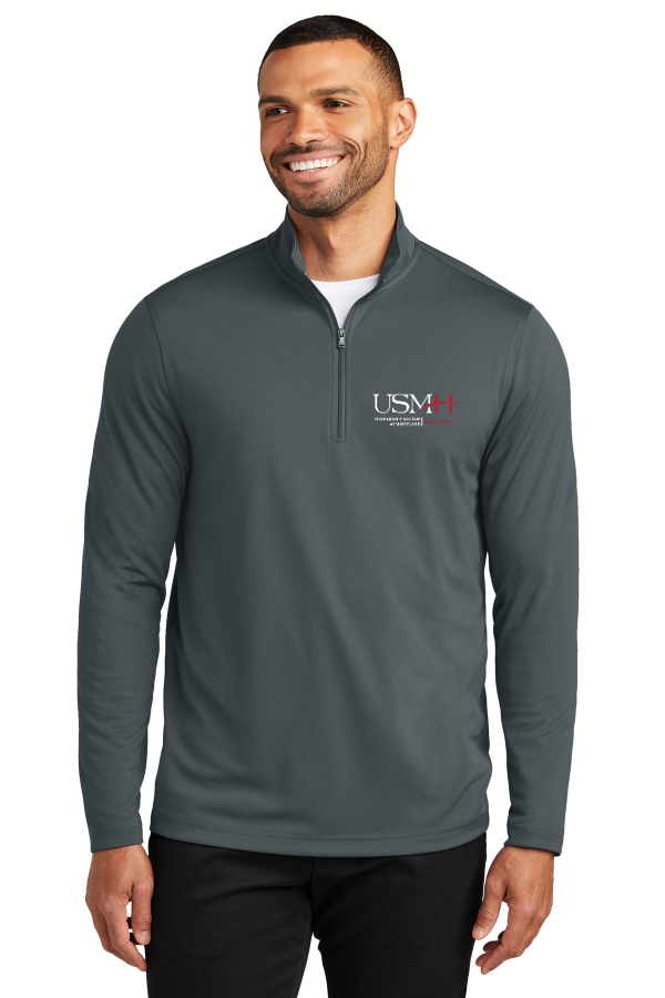 Unisex Micro-Mesh 1/4-Zip