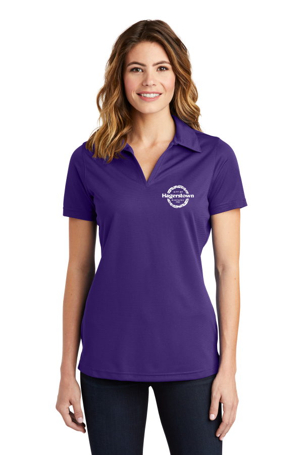 Wash Co Goes Purple Ladies Wicking Polo