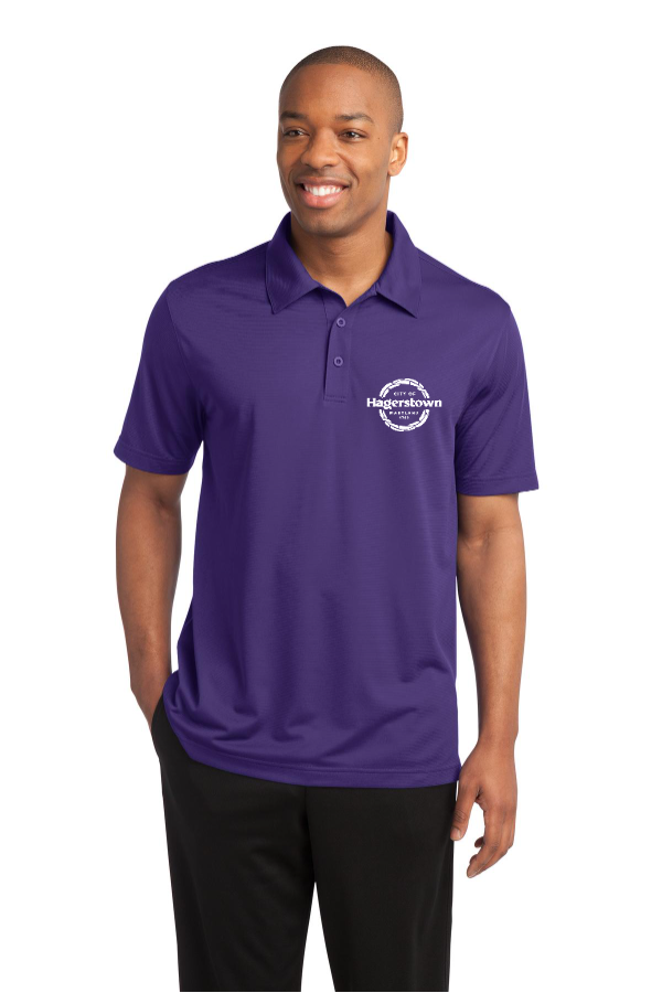 Wash Co Goes Purple Unisex Wicking Polo
