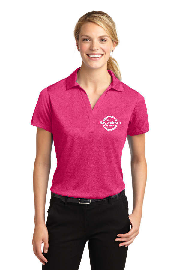 BCA Ladies Heather Wicking Polo