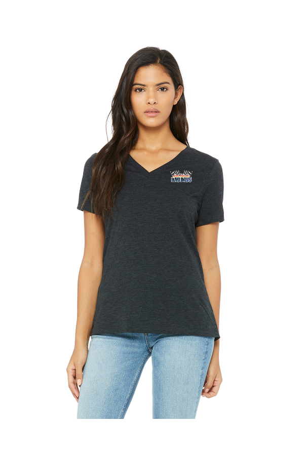 Ladies  Relaxed Triblend V-Neck T-Shirt