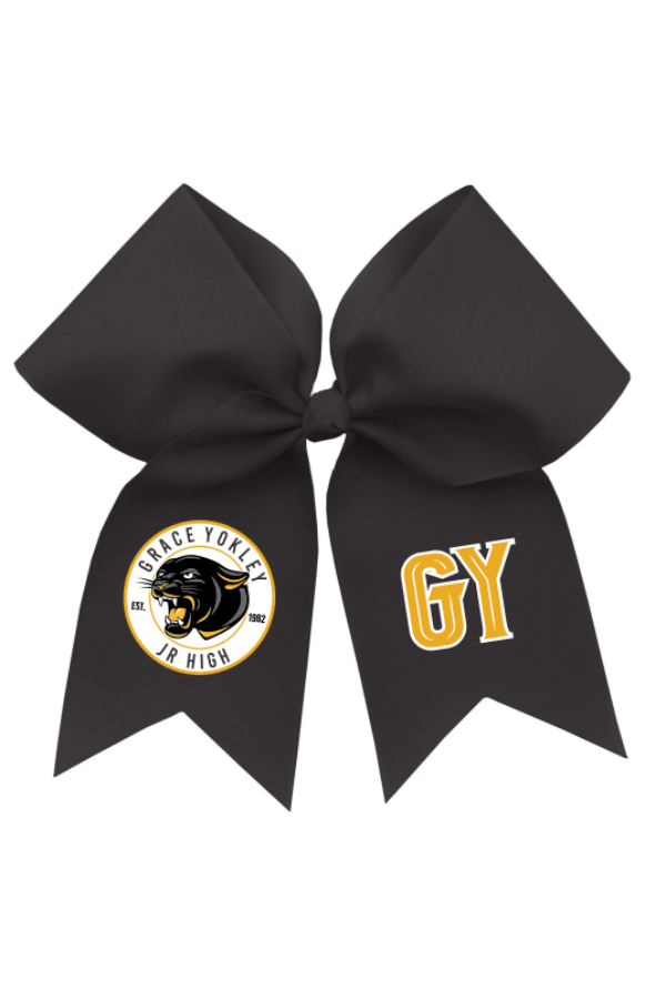 Black Cheer Bow
