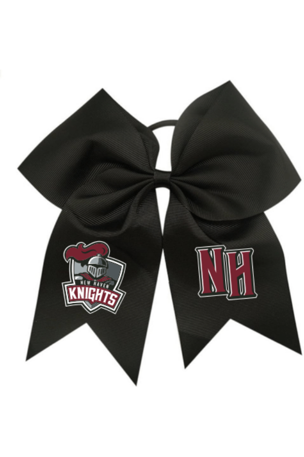 Black Cheer Bow