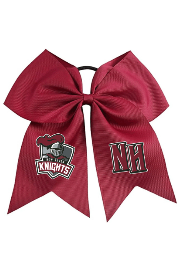 Maroon Cheer Bow