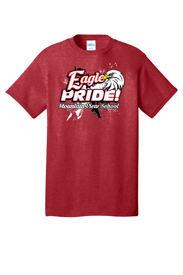 Adult Tee with Pride Logo PC54