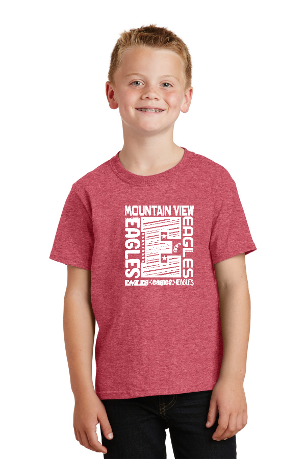 YOUTH Cotton Tee Scribbles Puff PC54Y