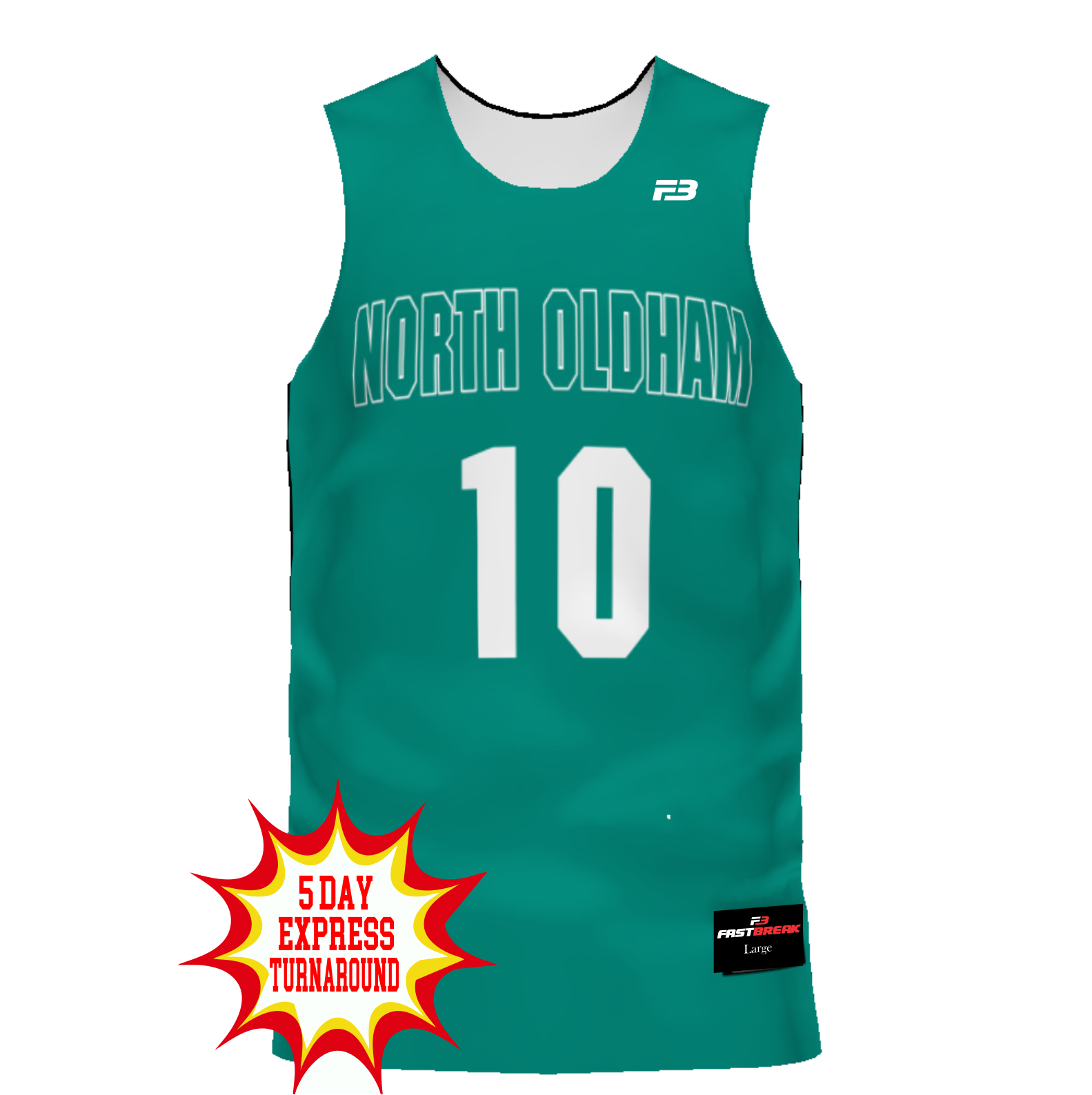 YOUTH SUBLIMATED EXPRESS REVERSIBLE JERSEY