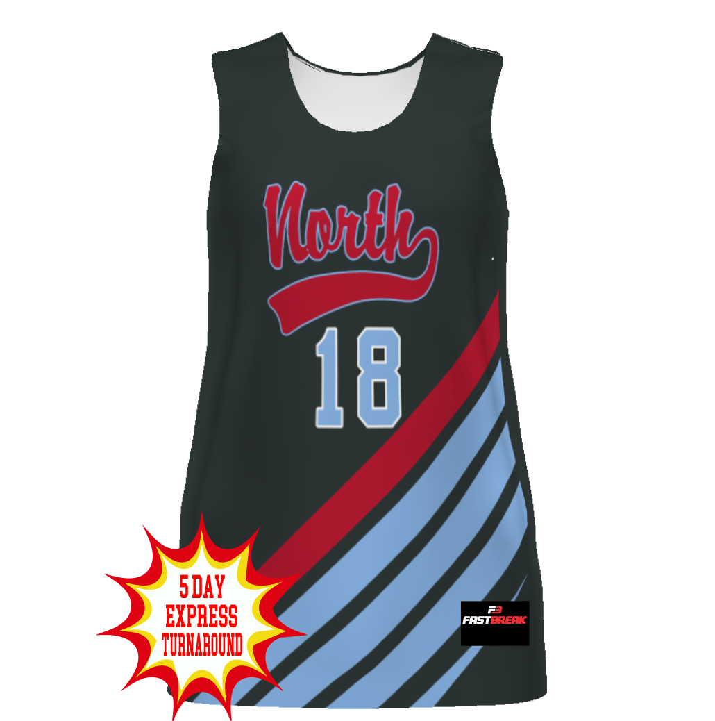 WOMENS SUBLIMATED EXPRESS REVERSIBLE JERSEY