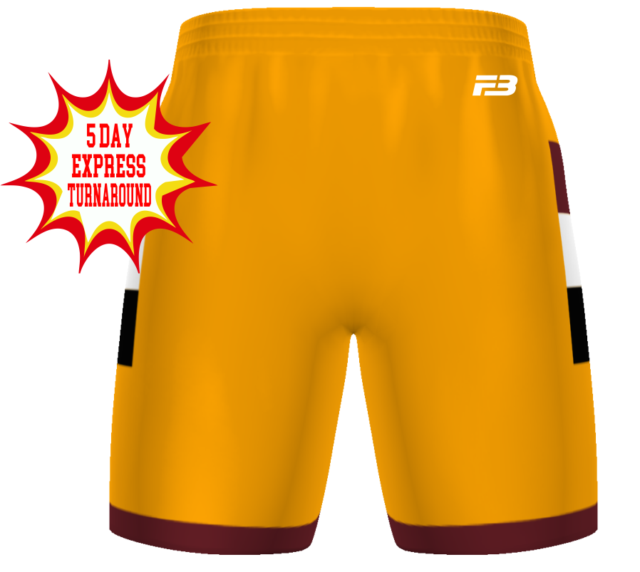 YOUTH SUBLIMATED EXPRESS 7" INSEAM REVERSIBLE LIGHTWEIGHT SHORT