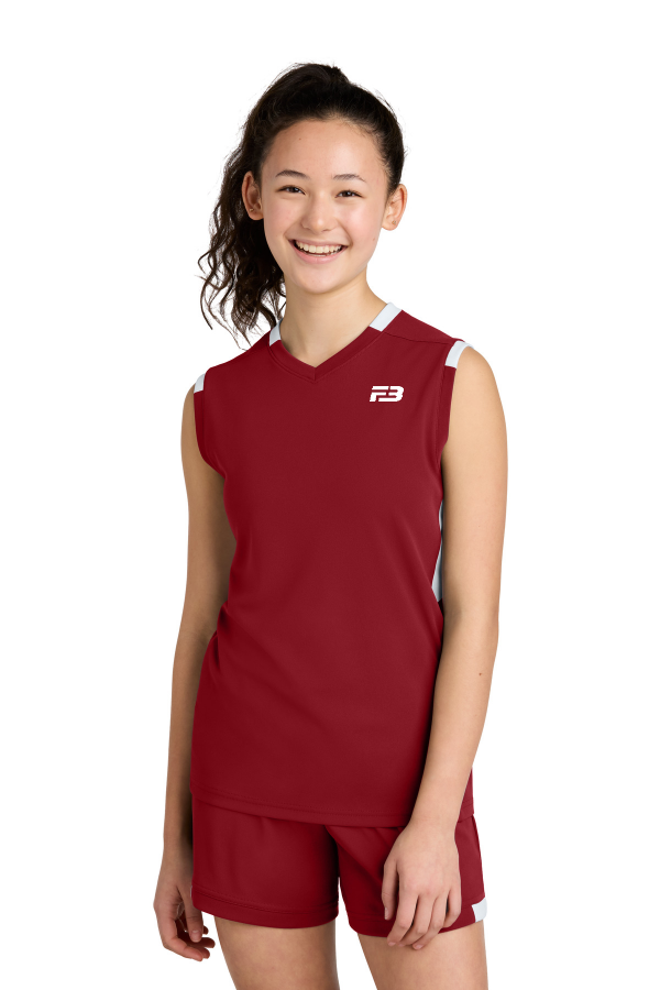 Youth Club Sleeveless V-Neck YFB441