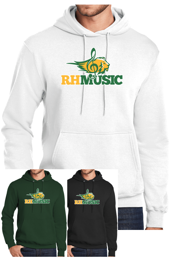 Adult RH Music Pullover Hooded Sweatshirt PC78H