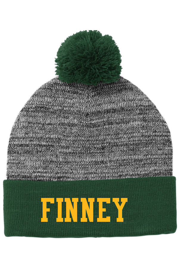 Heather Pom Pom Beanie STC41