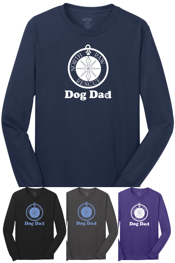 Unisex Long Sleeve Core Cotton Tee PC54LS Dog Dad