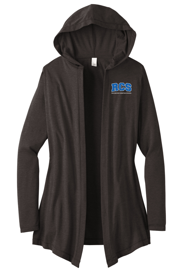 District  Womens Perfect Tri  Hooded Cardigan. DT156