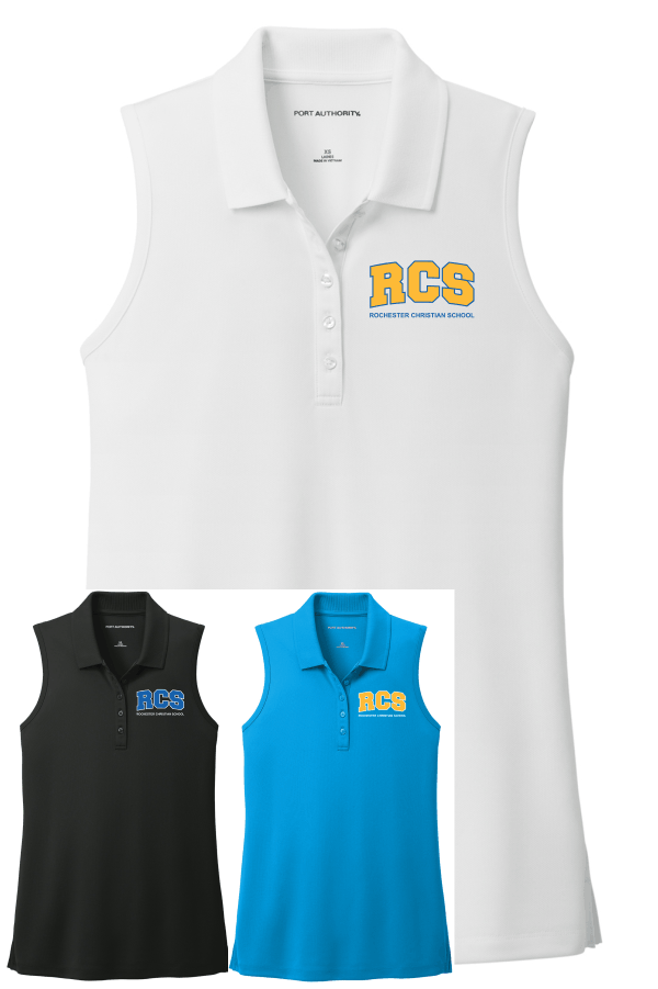 Port Authority Womens Dry Zone UV Micro-Mesh Sleeveless Polo LK110SV