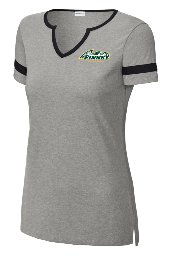 Womens Halftime Notch Neck Tee LST6041