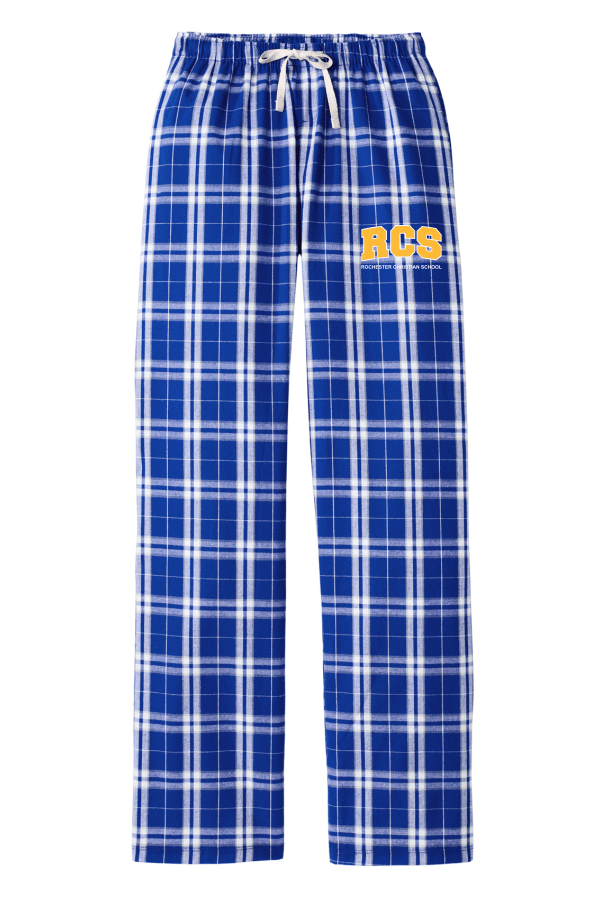 District Women s Flannel Plaid Pant. DT2800
