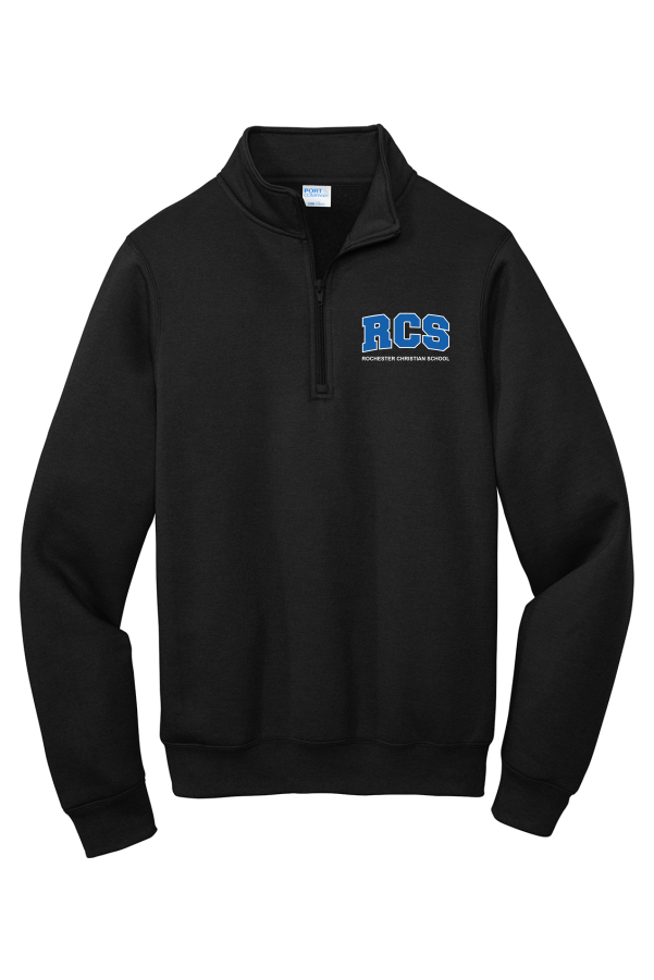 Adult Fleece 1/4-Zip Pullover Sweatshirt PC78Q
