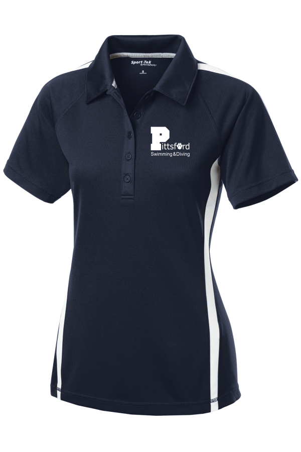 Ladies PosiCharge Micro-Mesh Colorblock Polo LST685