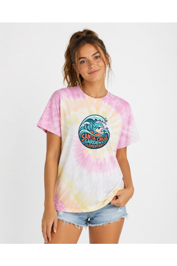 Youth/Adult Tie-Dyed Desert Rose T-Shirt