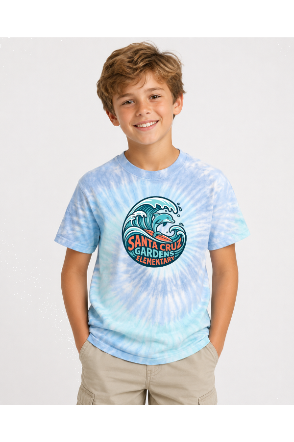 Youth/Adult Tie-Dyed Lagoon T-Shirt