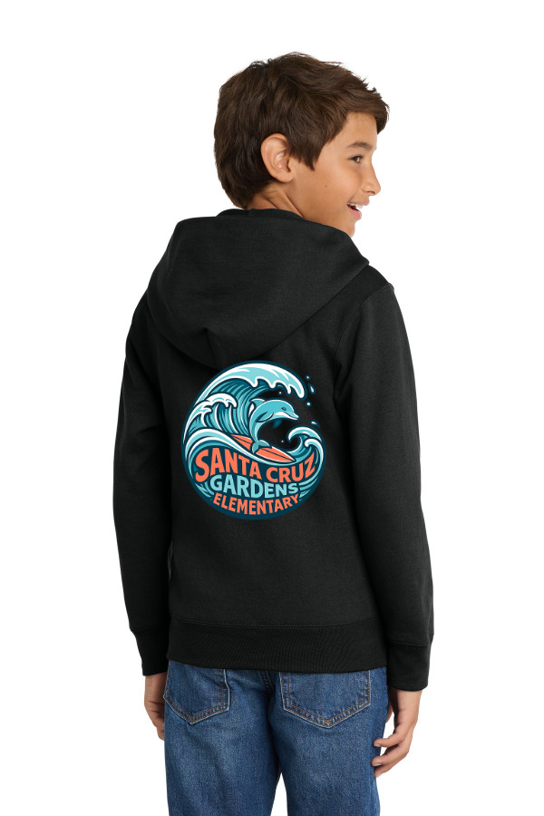 Youth/Adult Full-Zip Hooded Sweatshirt
