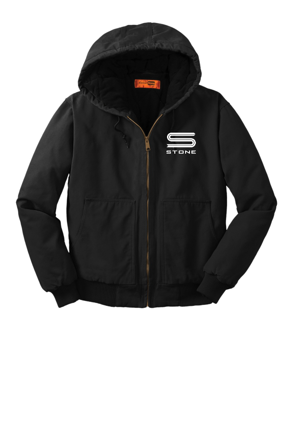 CornerStone Washed Duck Cloth Insulated Hooded Work Jacket