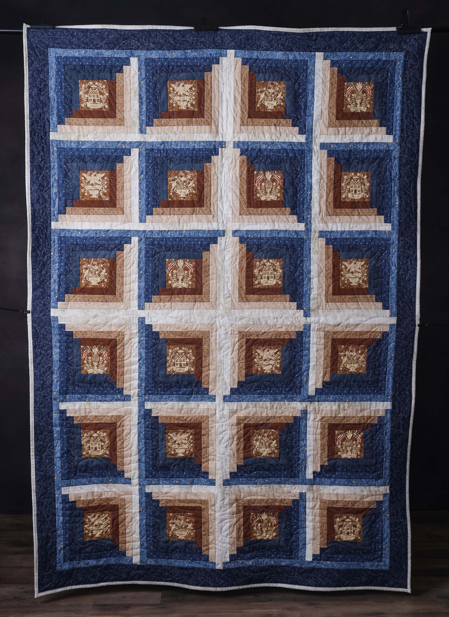 Traditional Log Cabin Quilt of Honor