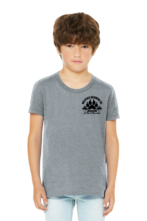 Youth Heather CVC Tee BC3001YCVC