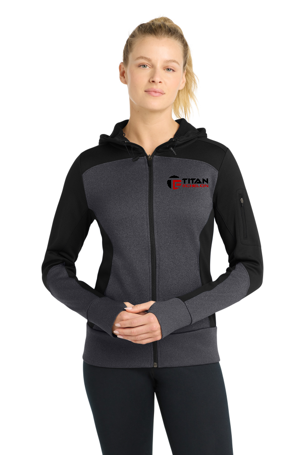 Women s Tech Fleece Colorblock Full-Zip Hooded Jacket