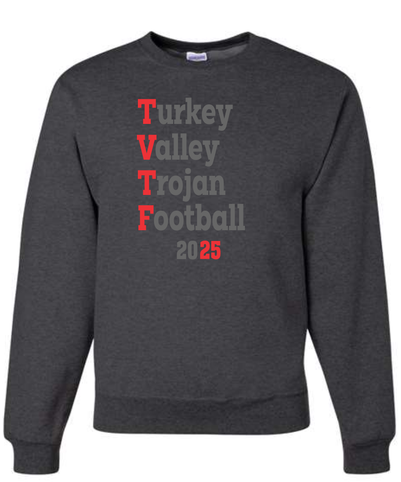 Heather Black - Crewneck Sweatshirt