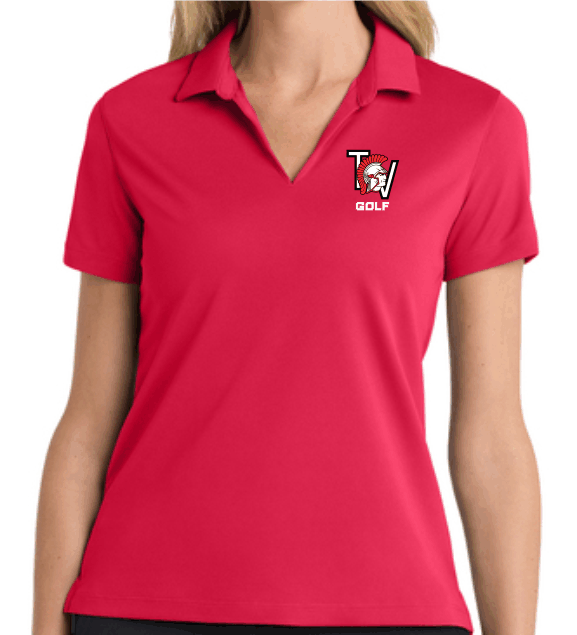 Red - Women's Nike Dri-FIT Polo