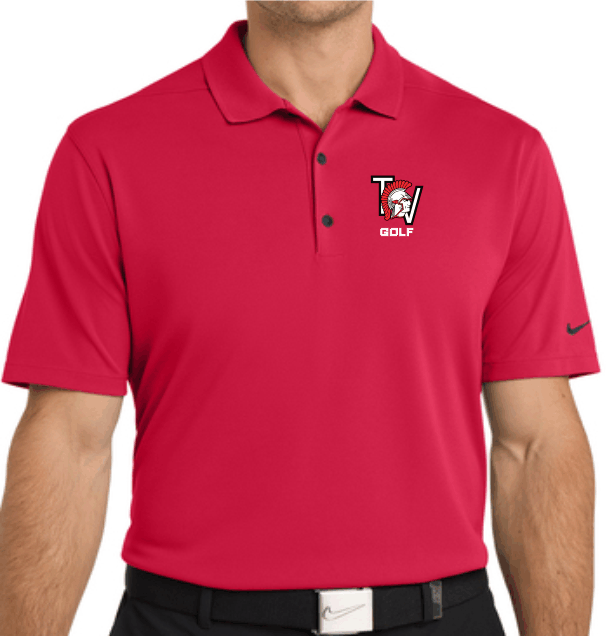 Red - Nike Dri-FIT Polo