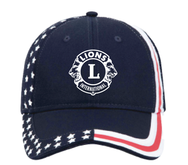 C7-80-585 United States Flag Design Cap