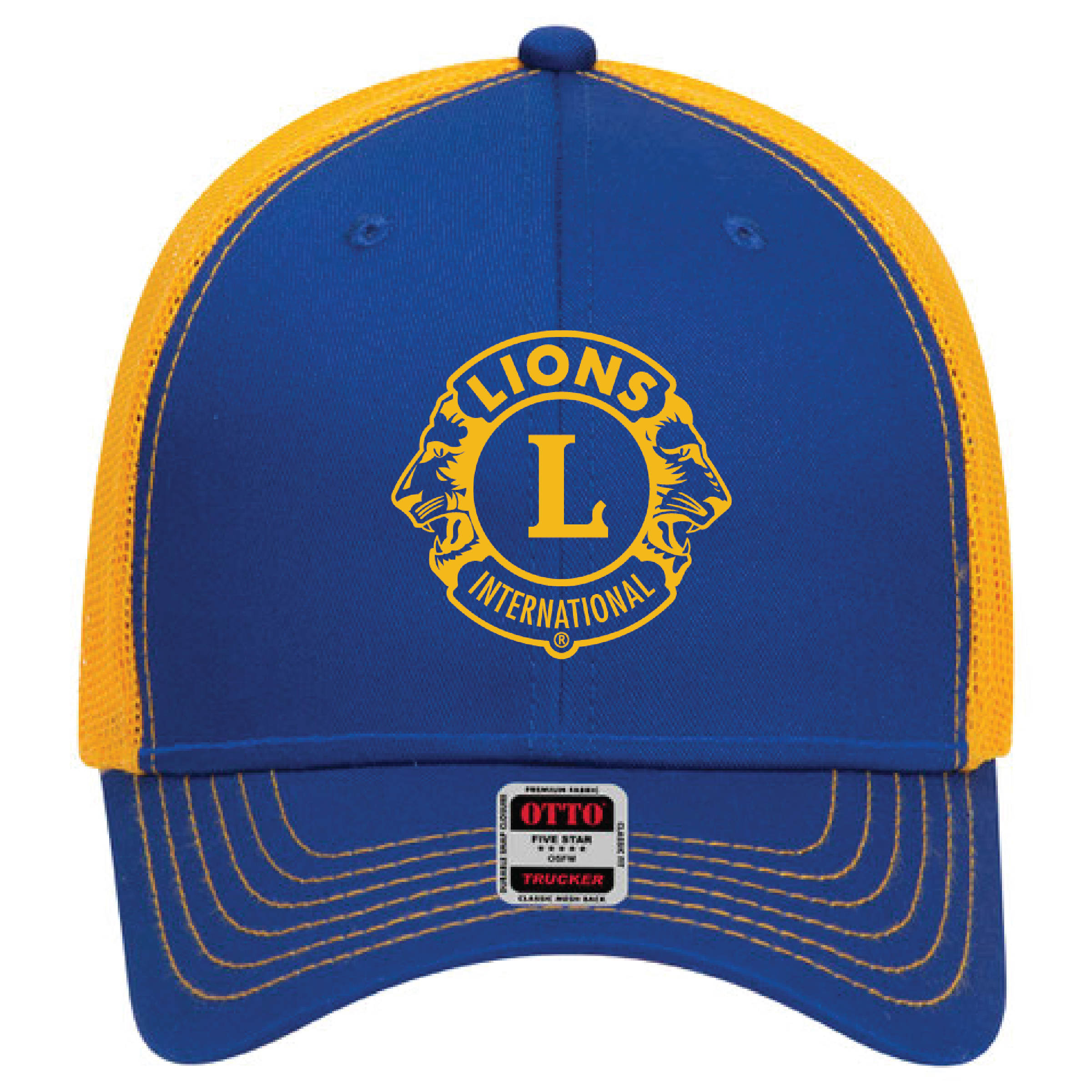 C6-OTTO CAP 6 Panel Low Profile Mesh Back Trucker Hat 83-1239