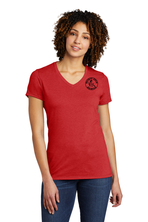 C2-Allmade Women's Tri-Blend V-Neck Tee AL2018