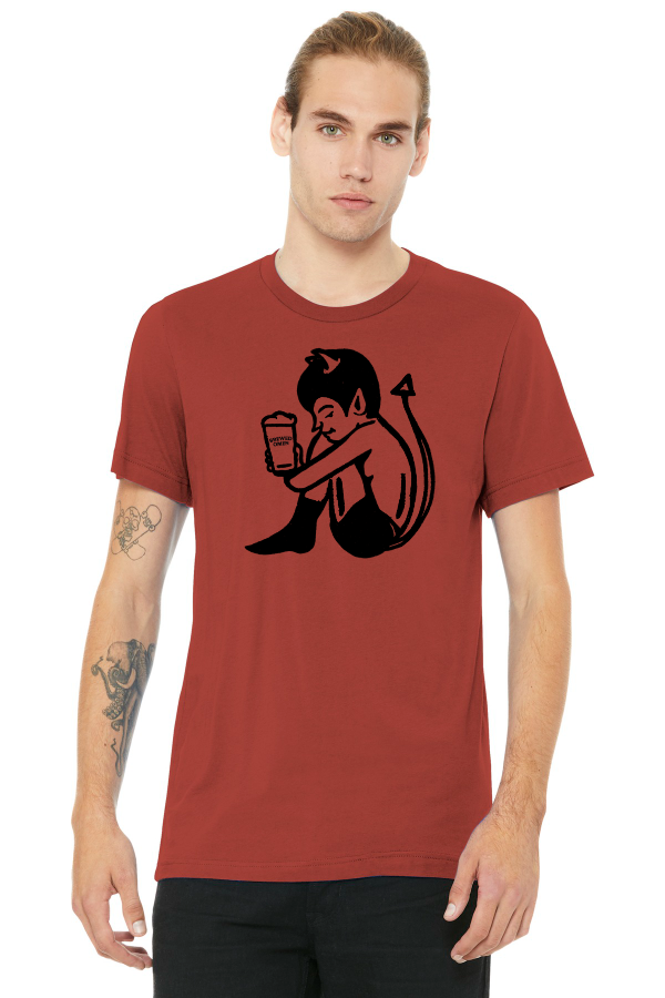 E4-BELLA+CANVAS Unisex Jersey Short Sleeve Tee, printed on front & back, logos printed on front & back. BC3001